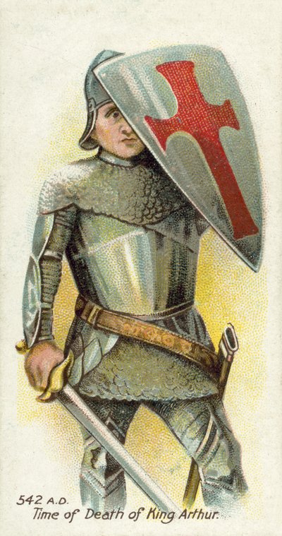 542 n. Chr., Zeit des Todes von König Artus von English School