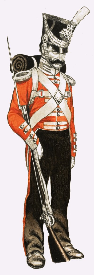 96. Fußsoldat, 1836 von English School