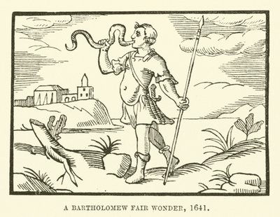 Ein Wunder auf dem Bartholomäusmarkt, 1641 von English School