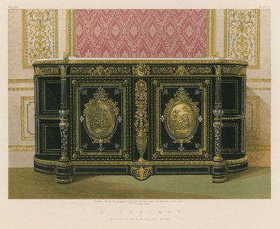 Ein Kabinett von Messrs Jackson und Graham, London von English School