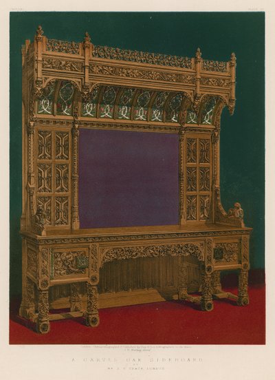 Eichenholz-Sideboard von English School