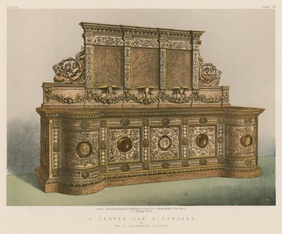 Eichenholz-Sideboard von English School