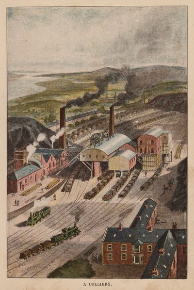 Ein Bergwerk von English School