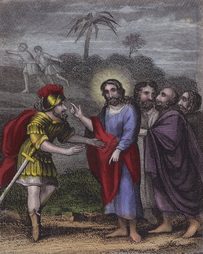 Ein Höfling, bekannt durch Herodians Regionen ... (farbiger Stich) von English School