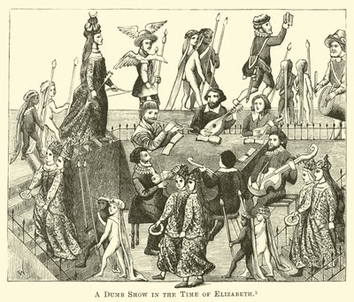 Eine stumme Show zur Zeit von Elisabeth von English School