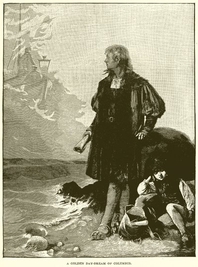 Ein goldener Tagtraum von Kolumbus von English School