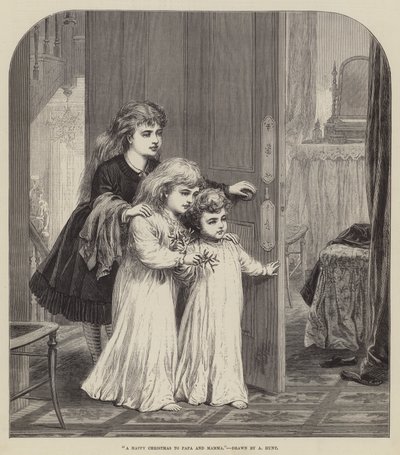 Ein frohes Weihnachten für Papa und Mama (Stich) von English School