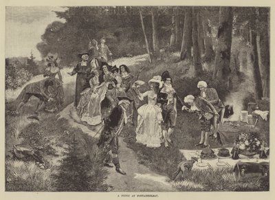 Ein Picknick in Fontainebleau von English School