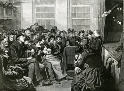 Eine Samstagabendunterhaltung für die Armen, St Albans Hall, Baldwins Gardens, Holborn von English School