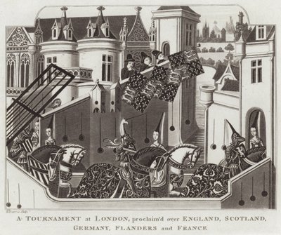 Ein Turnier in London, ausgerufen über England, Schottland, Deutschland, Flandern und Frankreich von English School