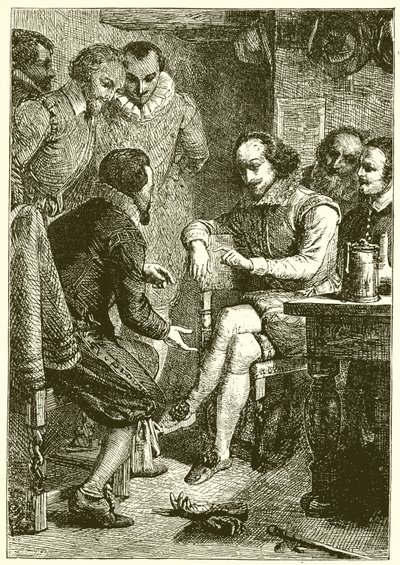Ein Wortgefecht zwischen Shakespeare und Ben Jonson von English School