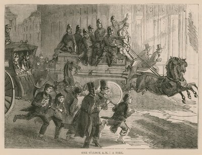 Ein Feuer in London von English School