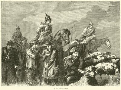 Eine Plünderungspatrouille, Oktober 1870 von English School