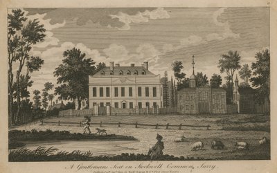 Ein Herrenhaus auf Stockwell Common, Surrey von English School