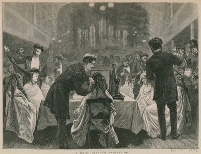 Eine Haarausstellung von English School