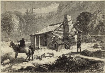 Eine Blockhütte in Kalifornien von English School