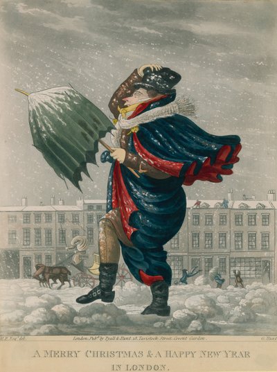 Ein fröhliches Weihnachten und ein glückliches neues Jahr in London von English School