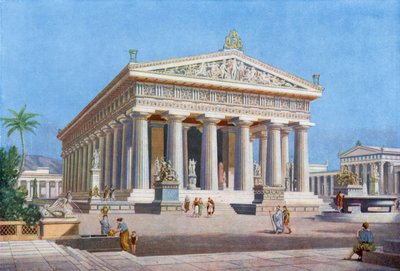 Ein unvergleichliches Heiligtum des großen Meeresgottes: Poseidons Tempel in Paestum von English School