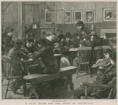 Ein Spielzimmer für die Armen in Islington: Der allgemeine Raum von English School