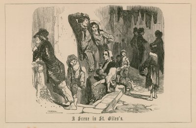 Eine Szene in St. Giles von English School