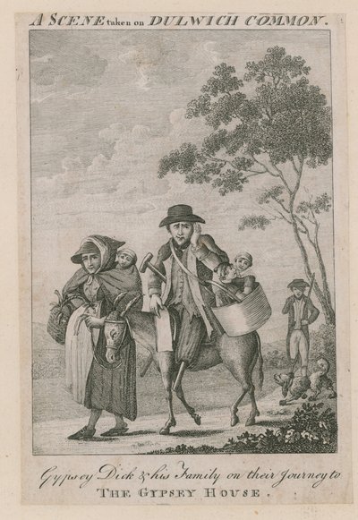Eine Szene auf dem Dulwich Common von English School