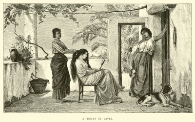 Eine Toilette in Capri von English School