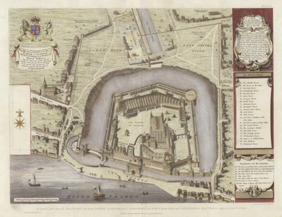 Ein wahrer und genauer Entwurf der Tower Liberties von English School