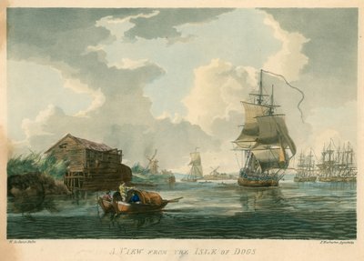 Ein Blick auf die Isle of Dogs von English School