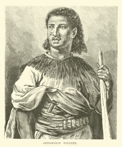 Abessinischer Soldat von English School