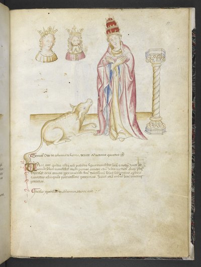 Joachimi Abbatis de Curatio, et Anselmi, Episcopi Marsicani, Vaticinia xxx de Pontificibus Romanis; scil., a Nicolao III. ad Innocentium VIII, ca. 1500 von English School