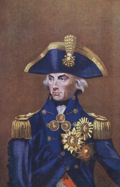 Admiral Lord Nelson, Porträt von English School