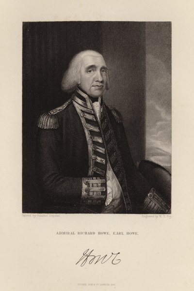 Admiral Richard Howe von English School