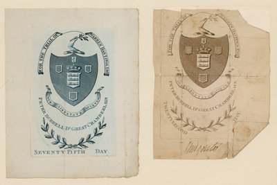 Eintrittskarten für den Prozess von Warren Hastings von English School