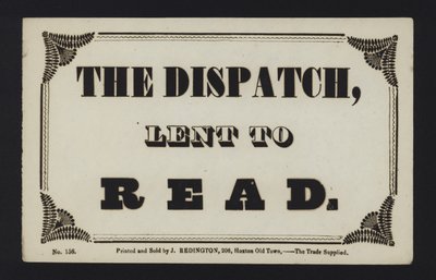 Anzeige: Die Despatch zum Lesen verliehen von English School