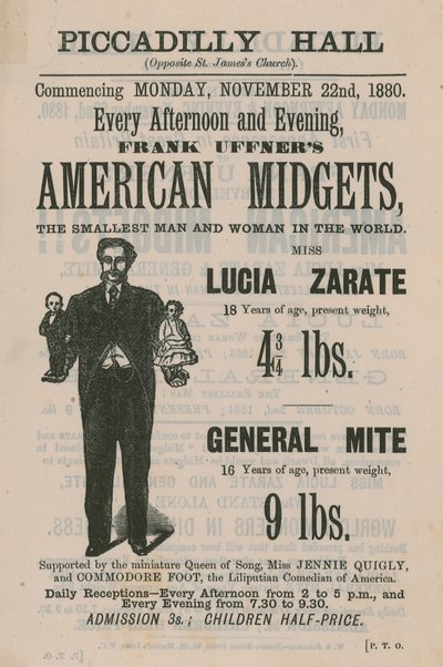 Werbung für Frank Uffners amerikanische Zwerge von English School