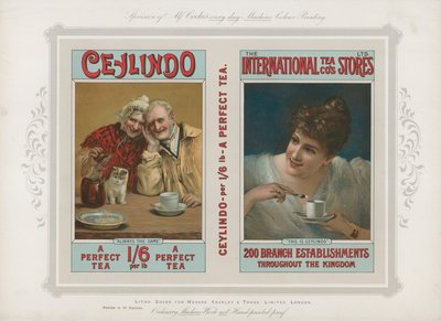 Werbung für Tee von English School
