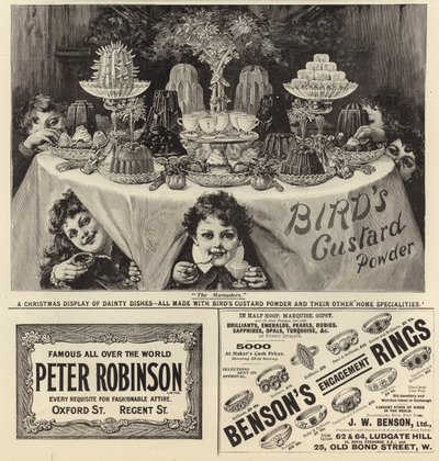 Werbung aus The Graphic Christmas Number 1897 von English School