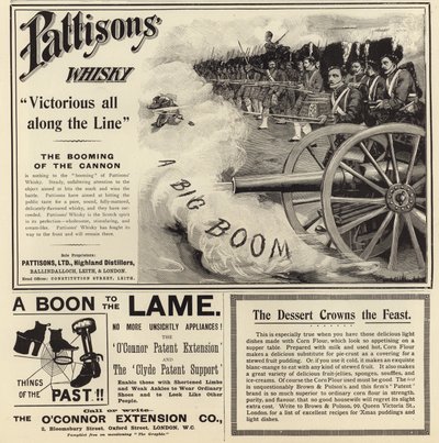 Werbung aus The Graphic Christmas Number 1897 von English School
