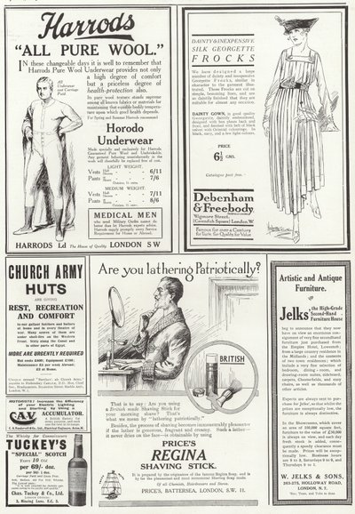 Werbung aus The Sphere von English School