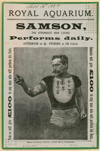 Werbung für Samson von English School