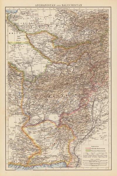 Afghanistan und Belutschistan von English School
