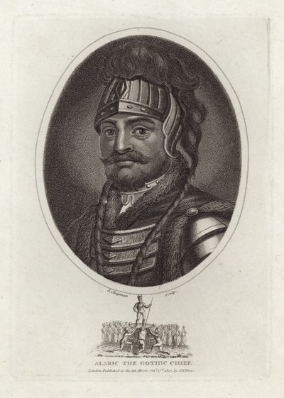 Alarich der Gotische Häuptling von English School