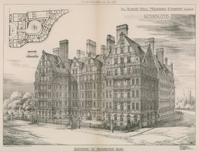 Albert Hall Mansions, Kensington, London von English School