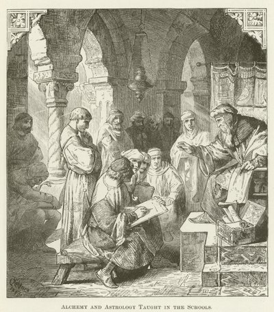 Alchemie und Astrologie in den Schulen gelehrt von English School