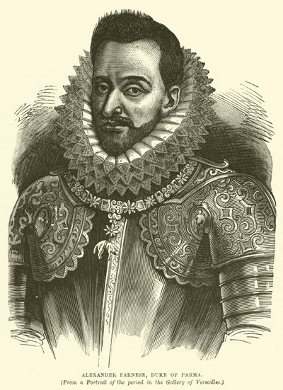 Alexander Farnese, Herzog von Parma (Gravur) von English School