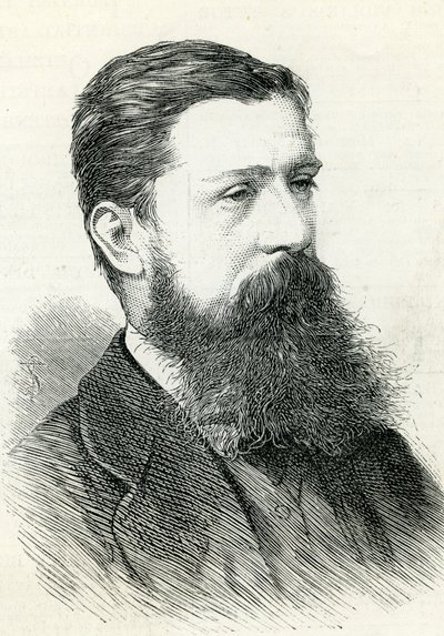 Alfred Pizzey Newton (1830-83) aus den Illustrated London News, 1883 von English School