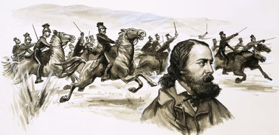 Alfred Tennyson mit der 
