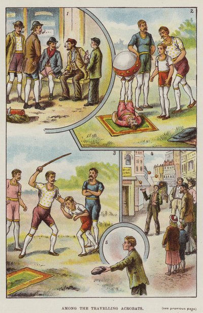 Unter den reisenden Akrobaten von English School