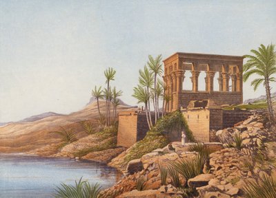 Ein ägyptischer Tempel am Nil, Philae von English School