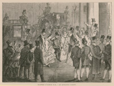Eine Abendgesellschaft von English School